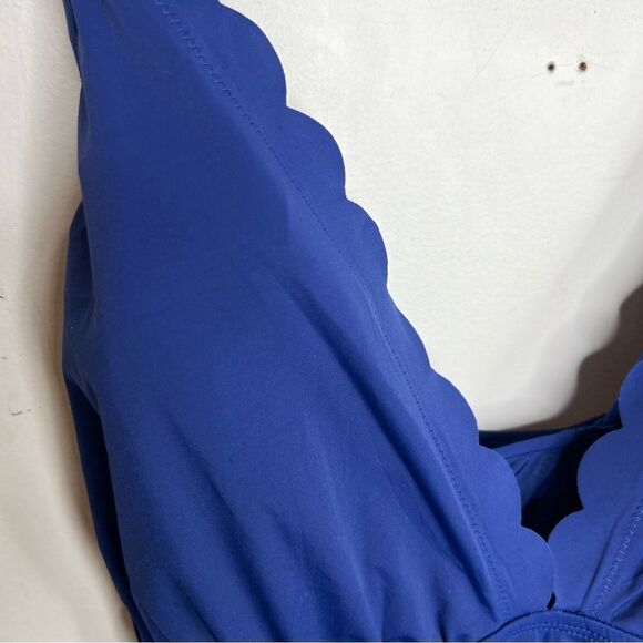 La Blanca Women's Swimsuit Plus Size Petal Pusher Midnight Blue Mio One Piece - Picture 6 of 10